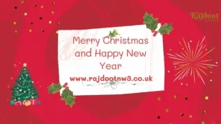 Enjoy Christmas and New Year with the tasty Indian food at The Rajdoot