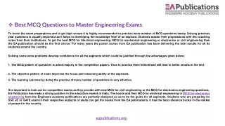 best mcq questions to master engineering exams