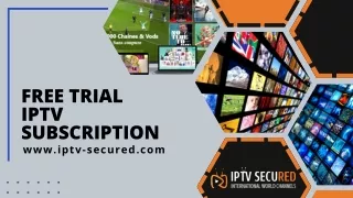 Free trial iptv subscription