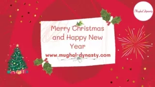 Enjoy Christmas and New Year with the tasty Indian food at Mughal Dynasty