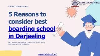 best boarding school in Darjeeling