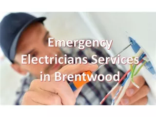 Emergency Electricians Services in Brentwood