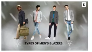 Types Of Men's Blazers _ Khaliques