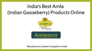 Best amla products online in India by Amlamrut