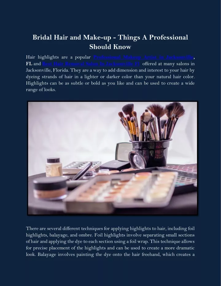 bridal hair and make up things a professional