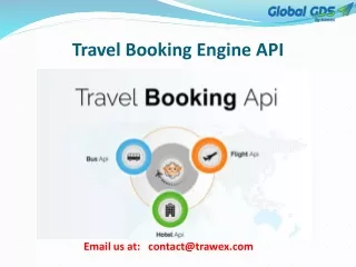 travel booking engine api