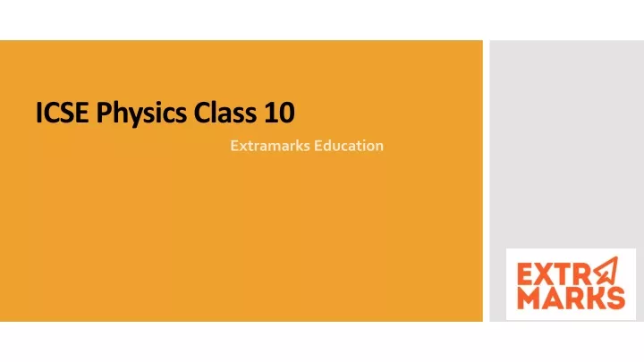 icse physics class 10