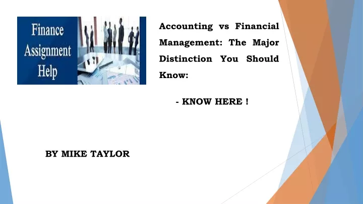 PPT Accounting Vs Financial Management The Major Distinction You   Accounting Vs Financial Management The Major N 