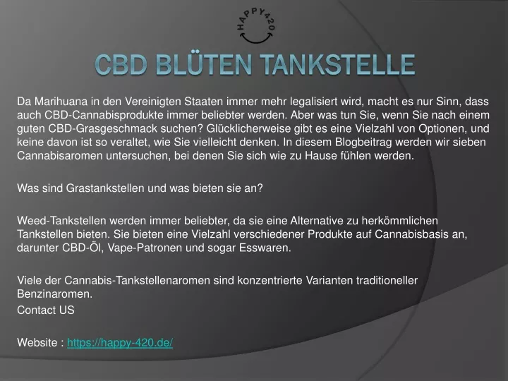 PPT - Cbd Blüten Tankstelle PowerPoint Presentation, Free Download - ID ...