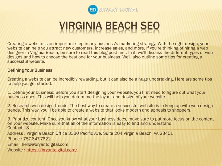 virginia beach seo