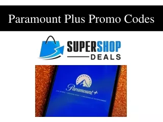 Paramount Plus Promo Codes