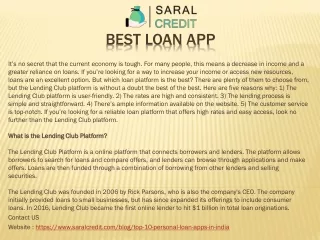 best loan app