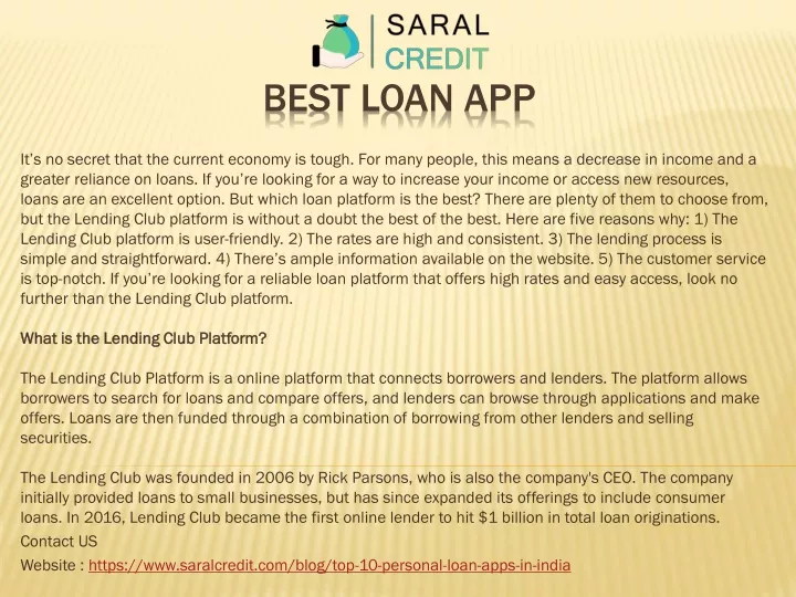 best loan app