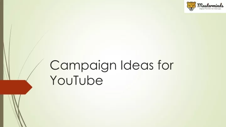 campaign ideas for youtube