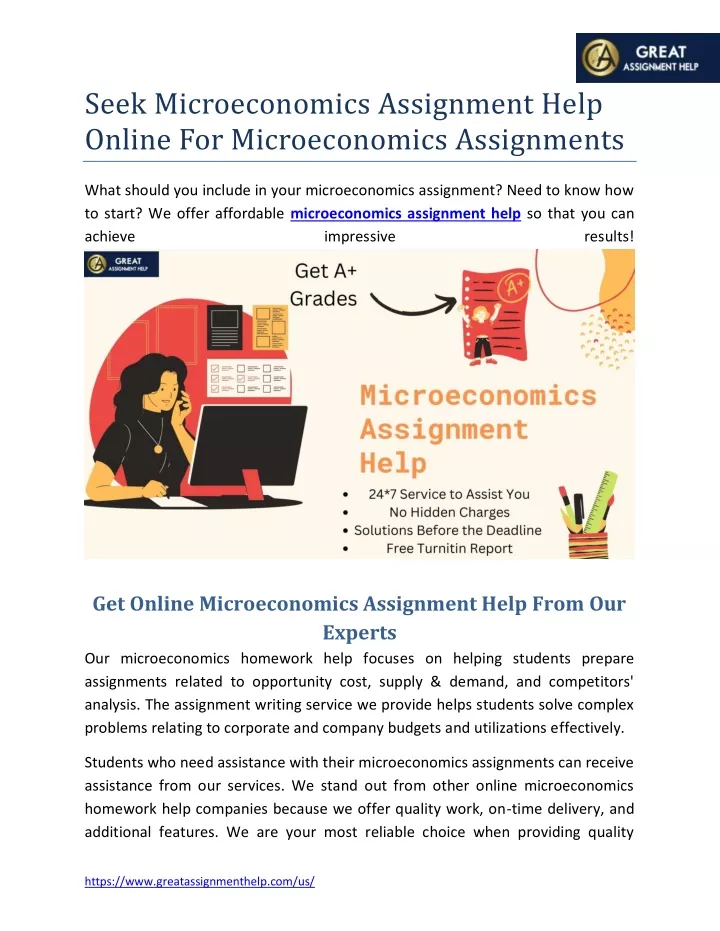 seek microeconomics assignment help online