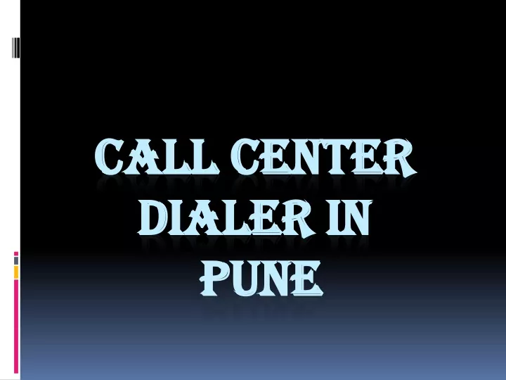 call center dialer in pune