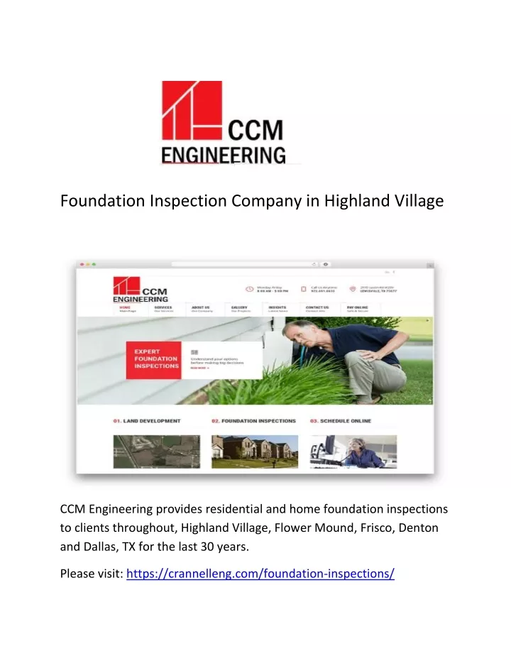 foundation inspection company in highland village