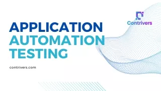 application automation testing