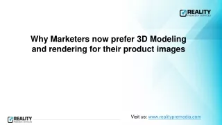 3D Modeling and rendering Services