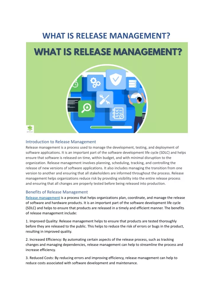 what is release management