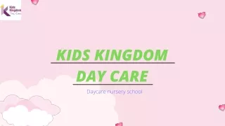 Day nurseries in Buckinghamshire | KIDS KINGDOM DAY CARE