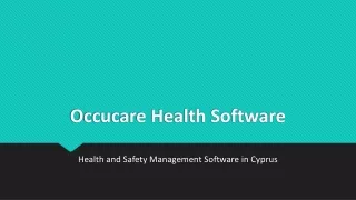 occucare health software