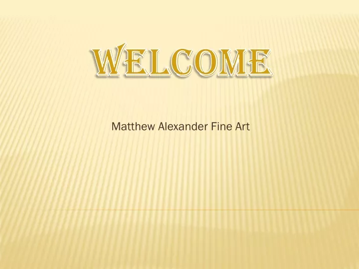 matthew alexander fine art