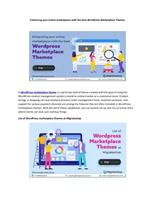 enhancing your online marketplace with the best