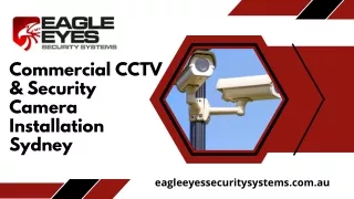 Commercial CCTV & Security Camera Installation Sydney