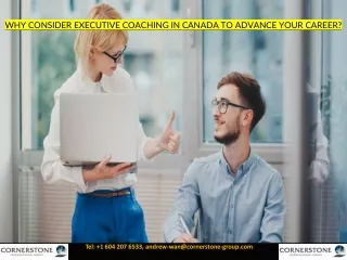Why consider executive coaching in Canada to advance your career