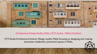 architectural design studios malta kt3 studio