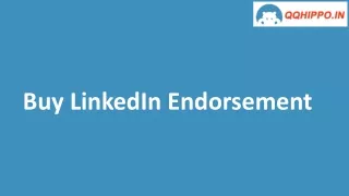 Buy Linkedin Endorsement I QQHippo.In
