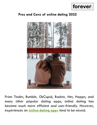 pros and cons of online dating 2022