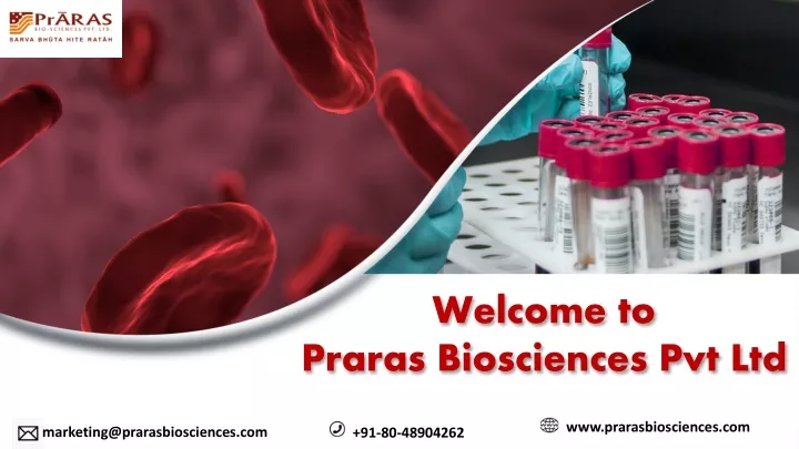 welcome to praras biosciences pvt ltd