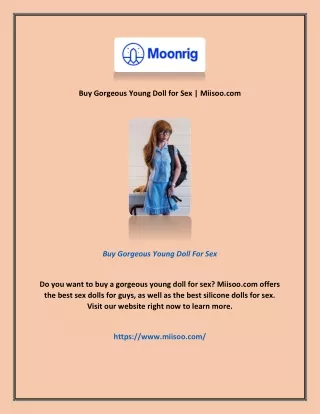 Buy Gorgeous Young Doll for Sex | Miisoo.com