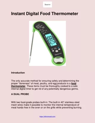 food thermometer