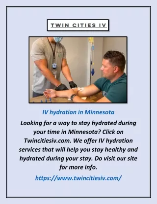 Iv Hydration In Minnesotab | Twincitiesiv.com