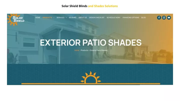 solar shield blinds and shades solutions