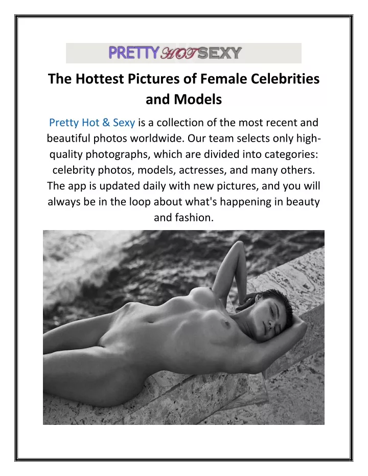 the hottest pictures of female celebrities