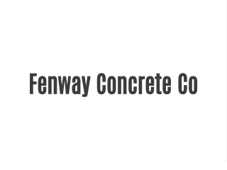 Fenway Concrete Co