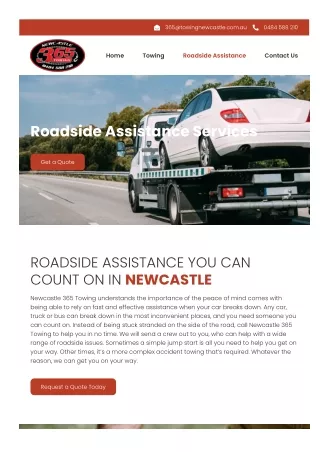 24/7 Roadside Assistance Services In Newcastle | 24/7 Roadside Assistance Servic
