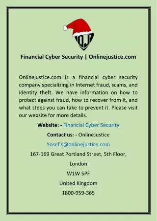 financial cyber security onlinejustice com