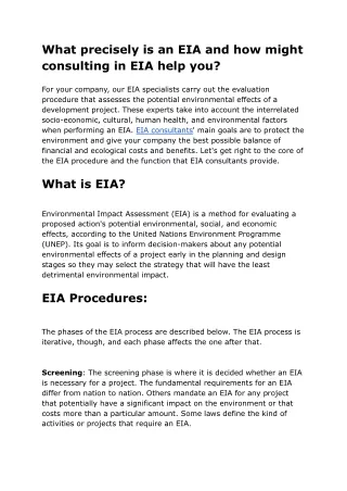 _EIA consultants