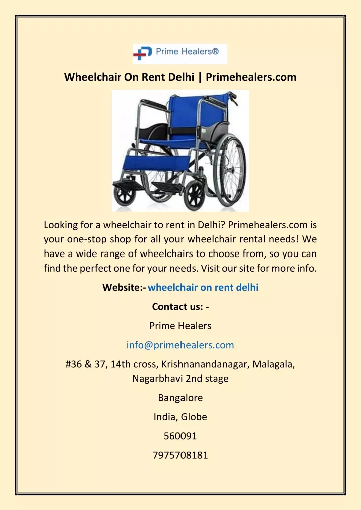 wheelchair on rent delhi primehealers com