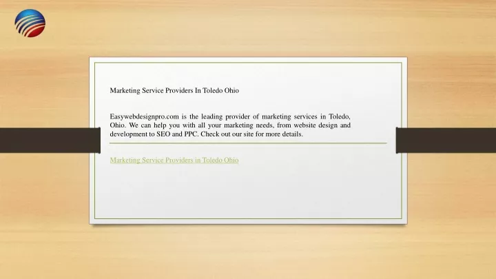 marketing service providers in toledo ohio