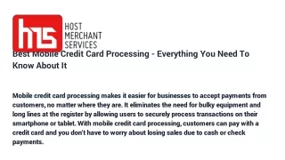 best mobile credit card processing everything you need to know about it