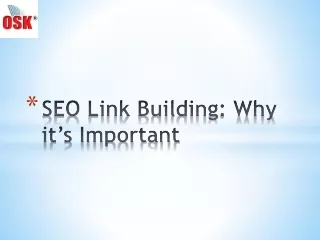 SEO Link Building Why it’s Important