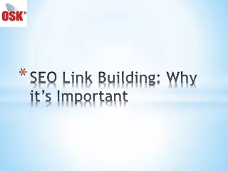 SEO Link Building Why it’s Important.