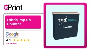 fabric pop up counter