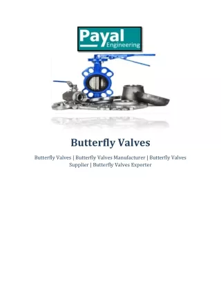 Butterfly Valves payal